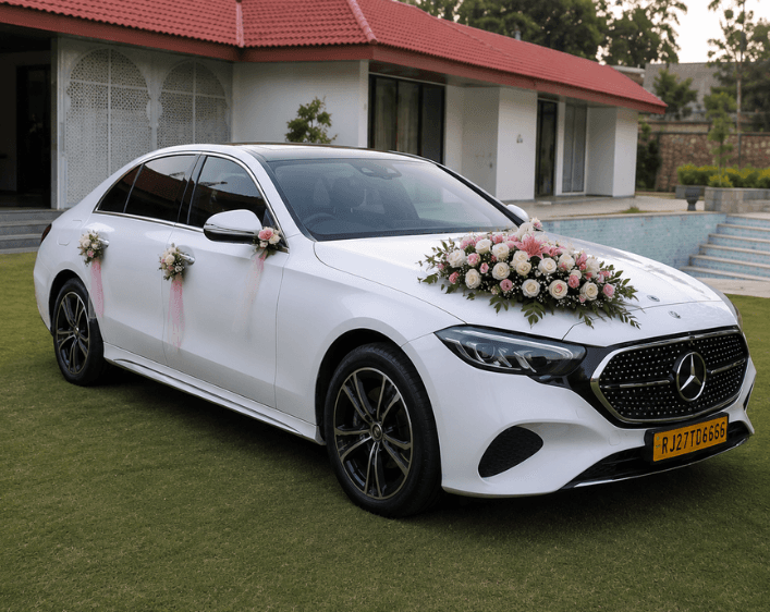 Mercedes E Class Wedding Car
