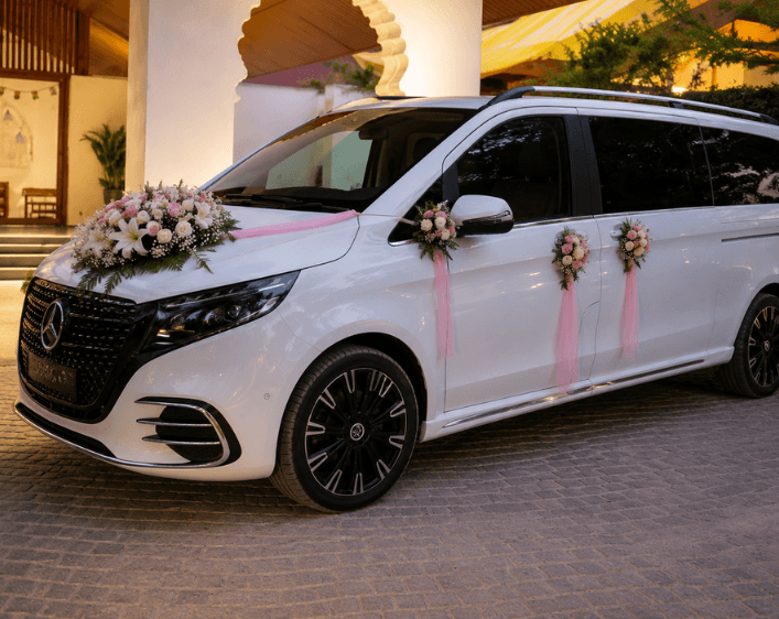 Mercedes V Class Wedding Car